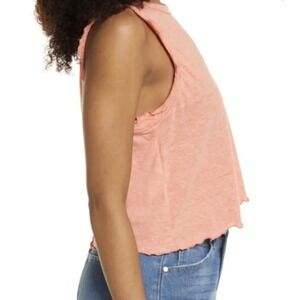 BP Ruffle Edge‎ Crop Tank Top Orange XS